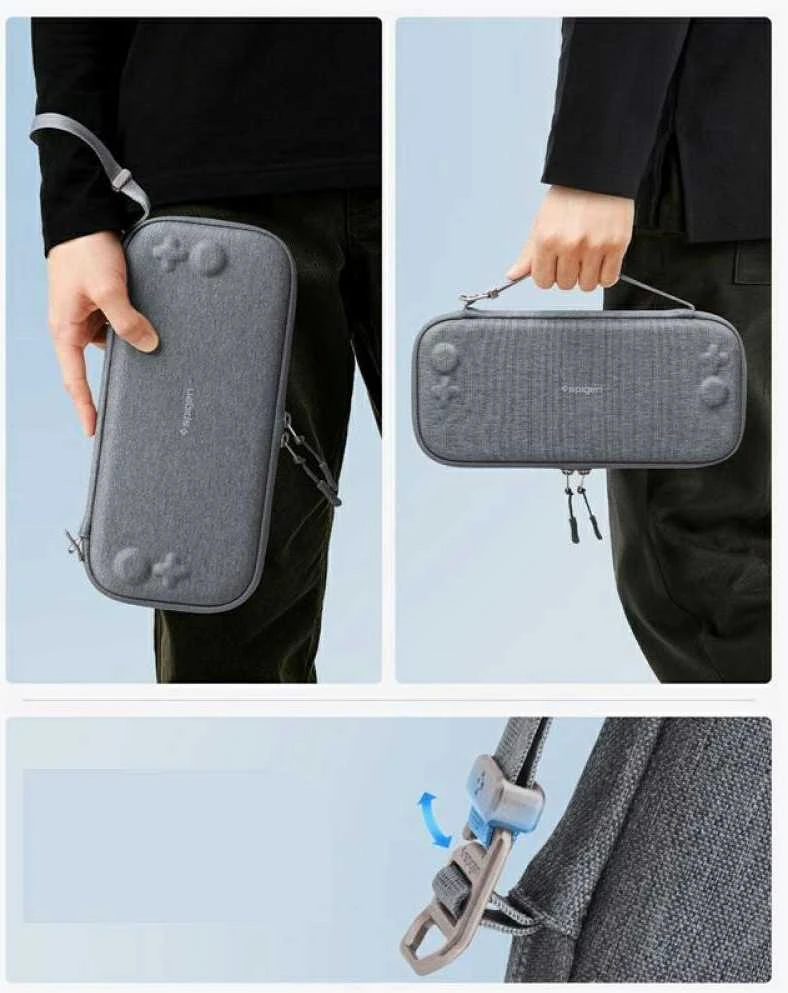 Dėklas Spigen Klasden 2 Pouch, charcoal pilka - Nintendo Switch 2