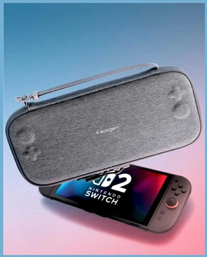 Dėklas Spigen Klasden 2 Pouch, charcoal pilka - Nintendo Switch 2