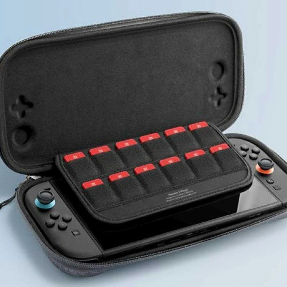 Dėklas Spigen Klasden 2 Pouch, charcoal pilka - Nintendo Switch 2