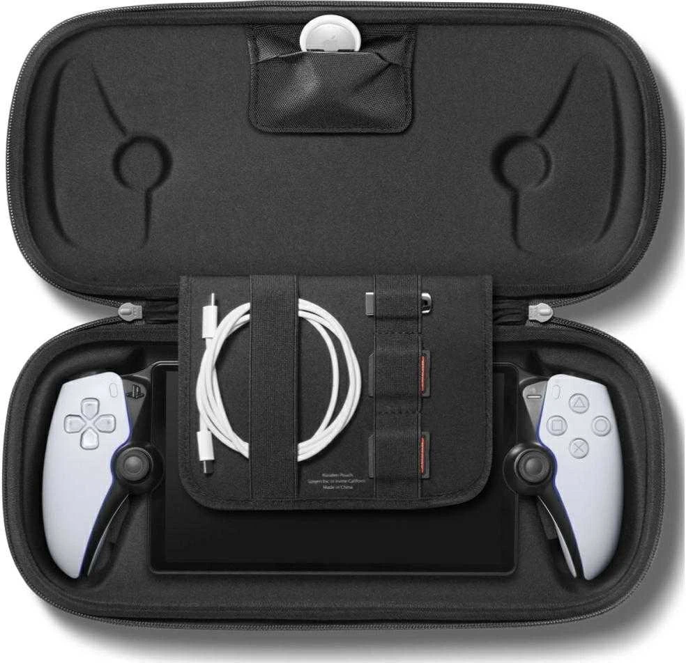Dėklas Spigen Klasden Pouch, charcoal pilka - Sony PlayStation Portal
