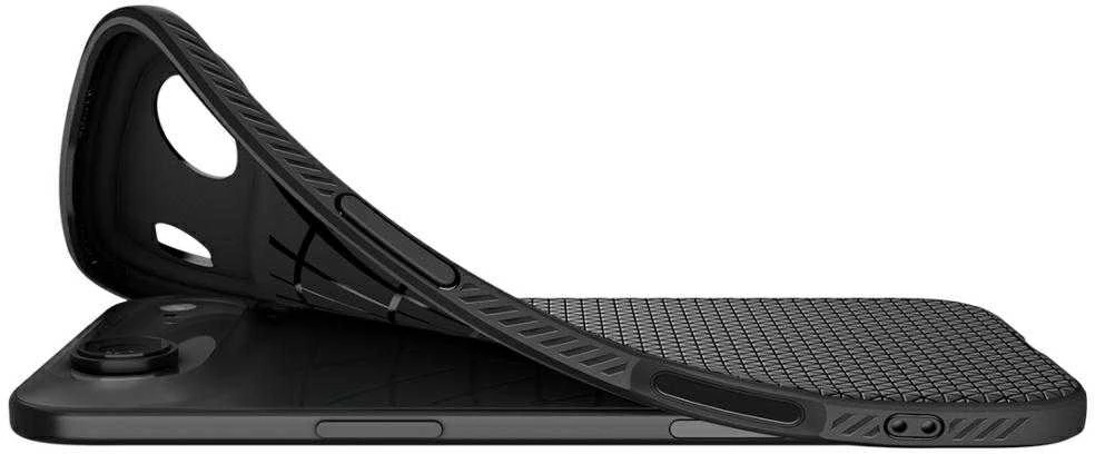 „Spigen Liquid Air“ dėklas, skirtas „iPhone 17 Air“ – matinis juodas