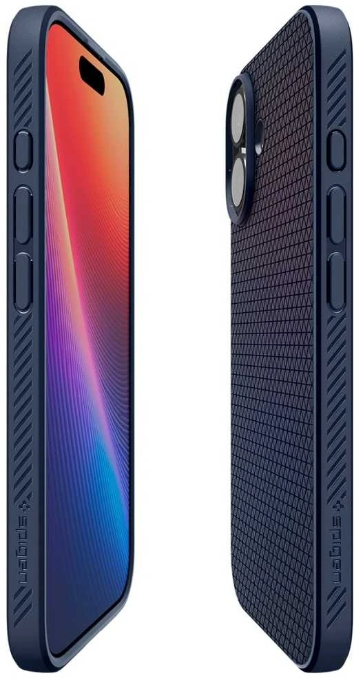 „Spigen Liquid Air“ dėklas, skirtas „iPhone 17“ - Mėlyna