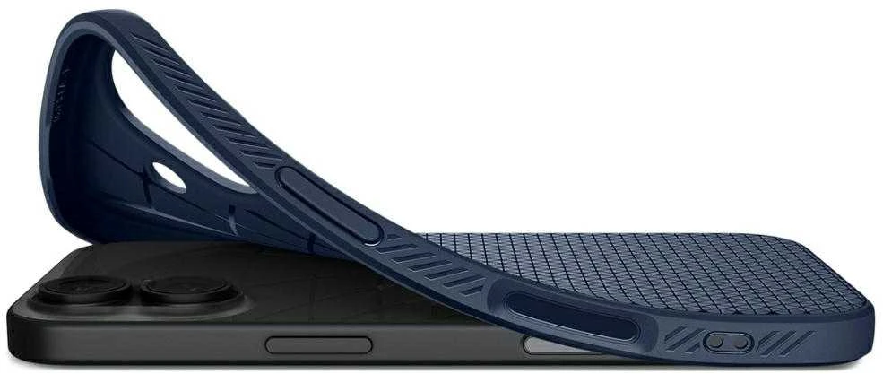 „Spigen Liquid Air“ dėklas, skirtas „iPhone 17“ - Mėlyna