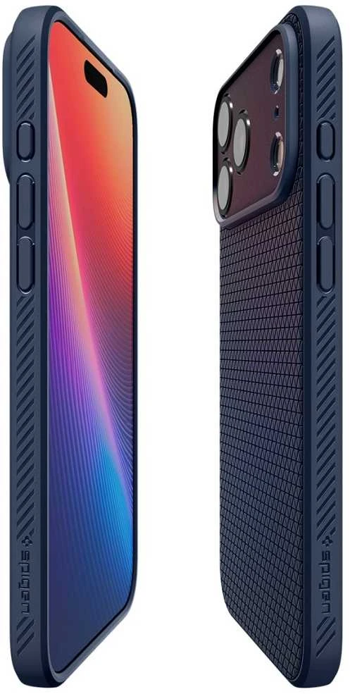 „Spigen Liquid Air“ dėklas, skirtas „iPhone 17 Pro Max“ - Mėlyna
