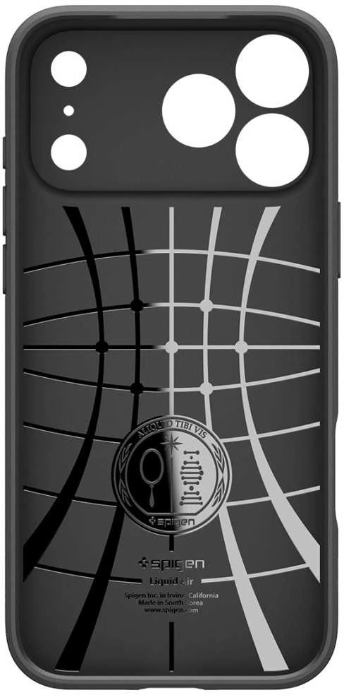 Dėklas Spigen Liquid Air Case for iPhone 17 Pro Max - Matte Juodas