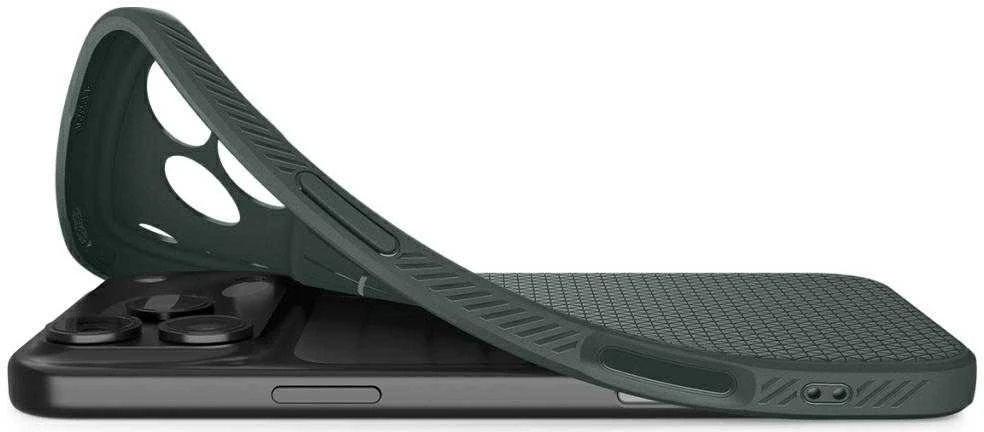 Spigen Liquid Air dėklas skirtas Apple iPhone 17 [Pro] – žalios spalvos