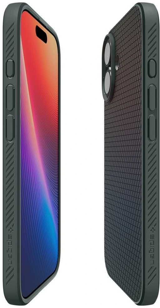 SPIGEN dėklas LIQUID AIR iPhone 17 abbys žalias