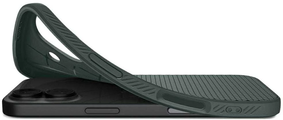 SPIGEN dėklas LIQUID AIR iPhone 17 abbys žalias