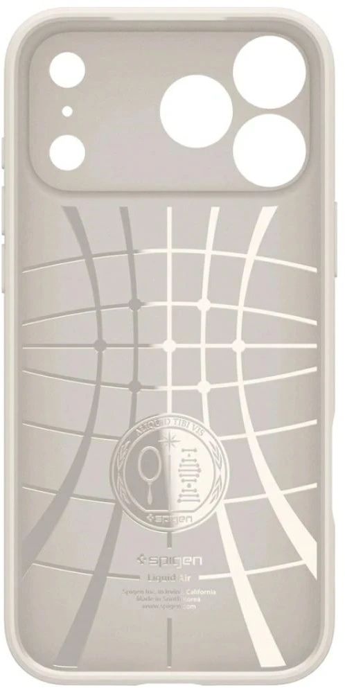 Dėklas SPIGEN case LIQUID AIR for IPHONE 17 Pro/ 18 Pro natural titanium