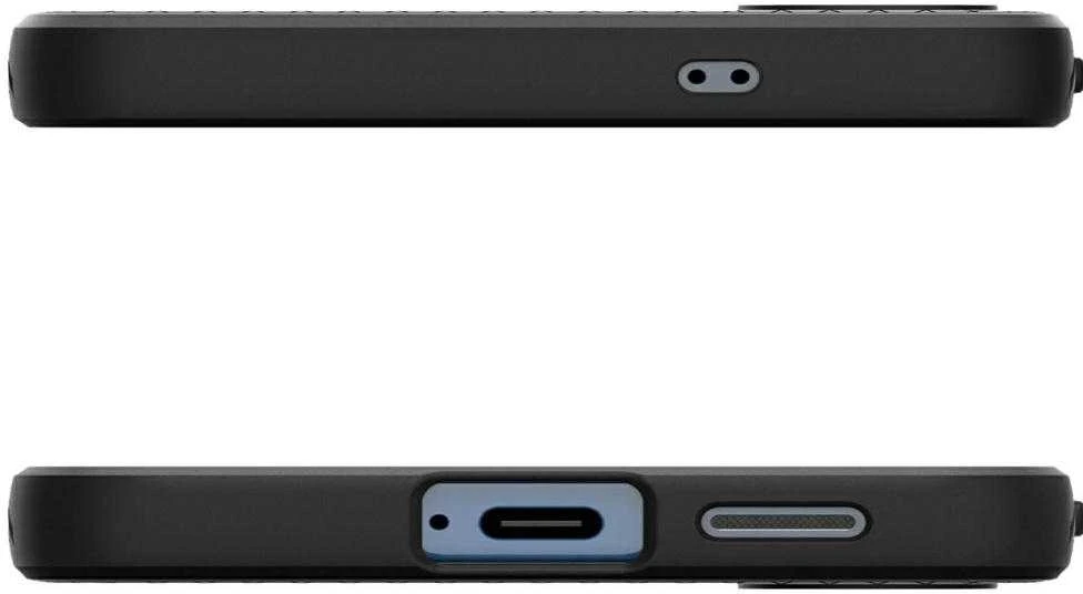 Spigen dėklas LIQUID AIR skirtas Samsung Galaxy S25 matte juodos spalvos