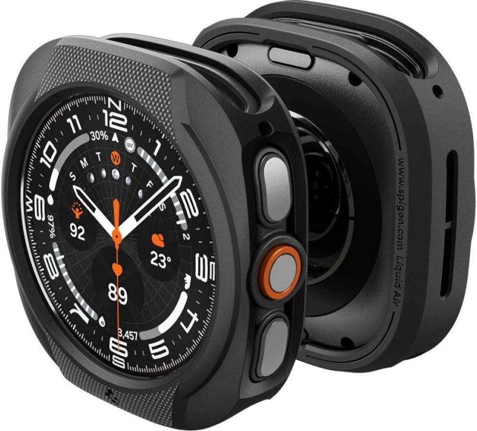 Spigen LIQUID AIR Samsung Galaxy WATCH ULTRA 2 2026 (47 MM) MATINIS Juodas