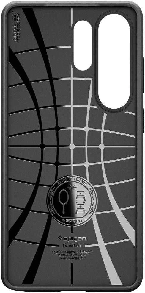 Spigen Liquid Air dėklas skirtas Samsung Galaxy S26 Ultra – juodos spalvos