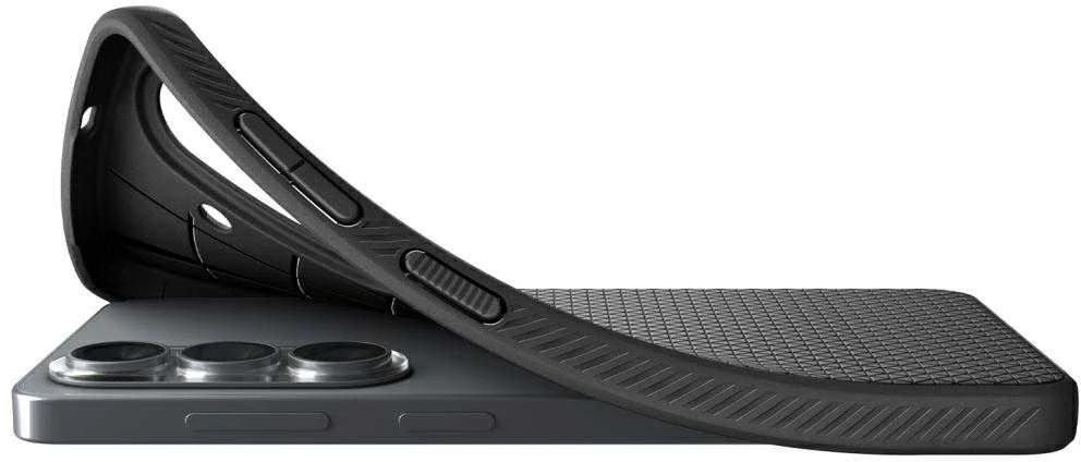 Spigen Liquid Air dėklas skirtas Samsung Galaxy S26+ – Matte juodos spalvos