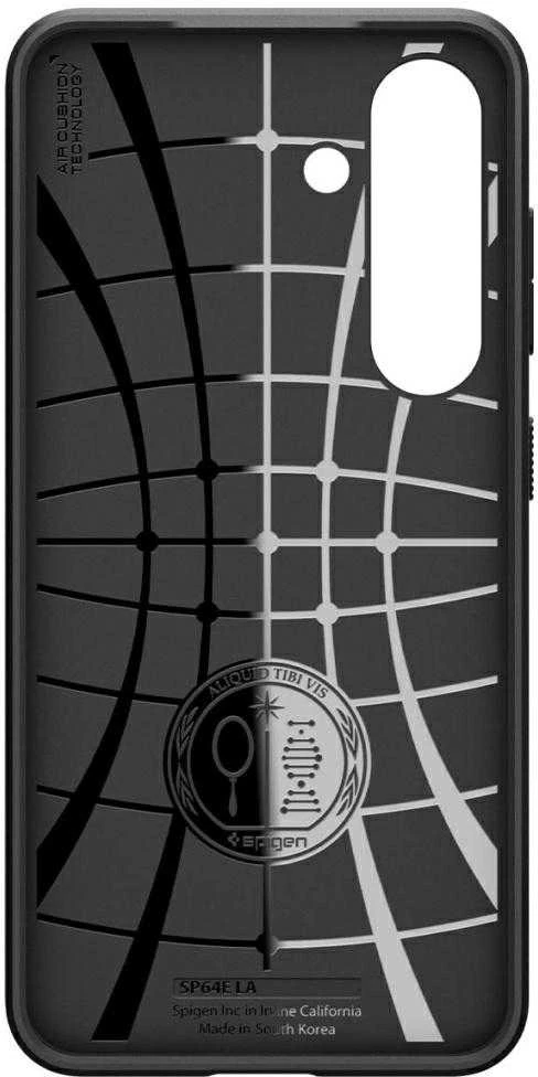 Spigen dėklas LIQUID AIR skirtas Samsung Galaxy S25 matte juodos spalvos