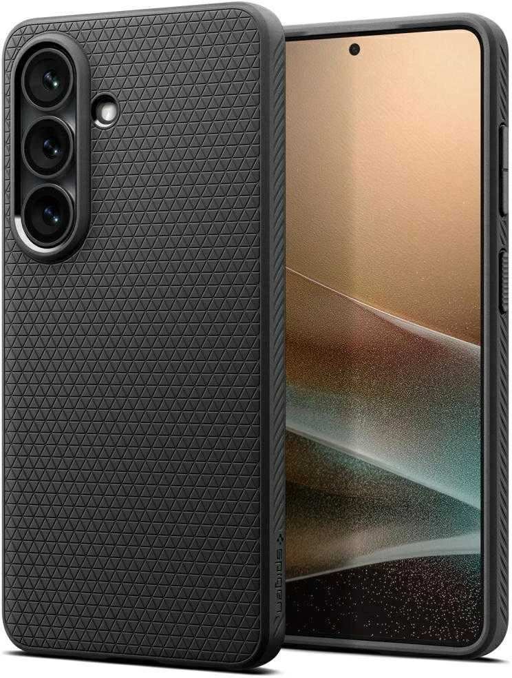 Spigen Liquid Air dėklas skirtas Samsung Galaxy S26+ – Matte juodos spalvos