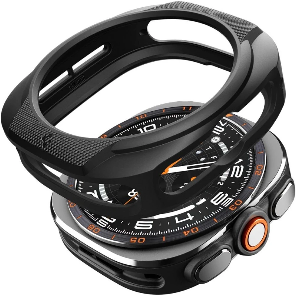 Spigen LIQUID AIR Samsung Galaxy WATCH ULTRA 2 2026 (47 MM) MATINIS Juodas