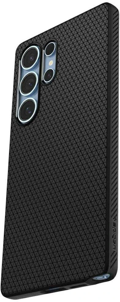 Spigen Liquid Air Samsung Galaxy S25 Ultra – dėklas telefonui juodos spalvos