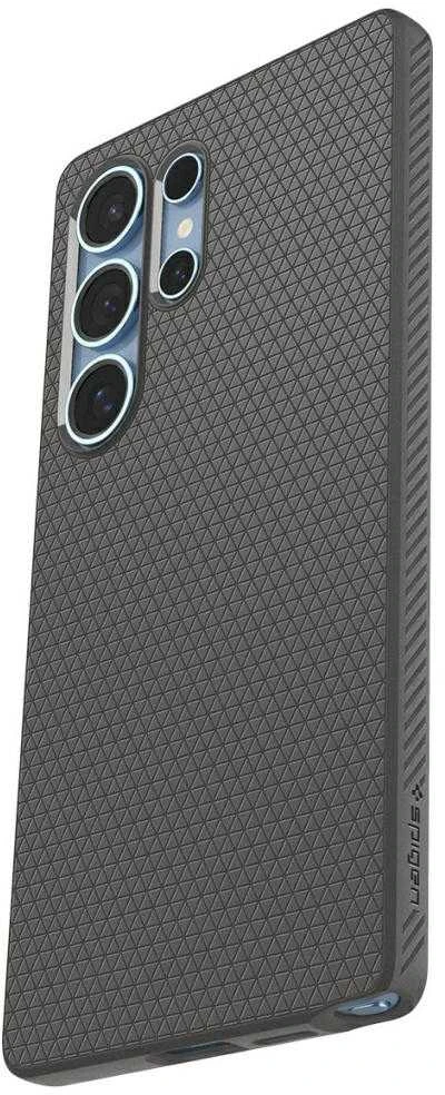 Dėklas Spigen Liquid Air Galaxy S25 Ultra marble pilkas