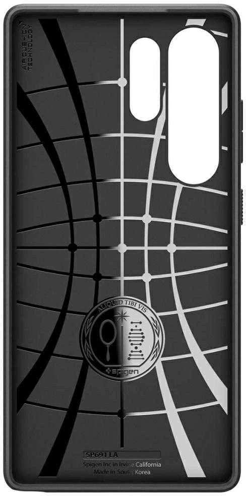 Spigen Liquid Air Samsung Galaxy S25 Ultra – dėklas telefonui juodos spalvos