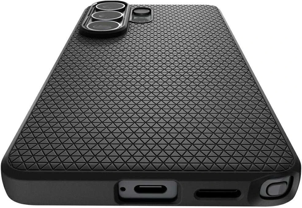 Spigen Liquid Air Mag MagSafe dėklas skirtas Samsung Galaxy S26 Ultra – juodos spalvos