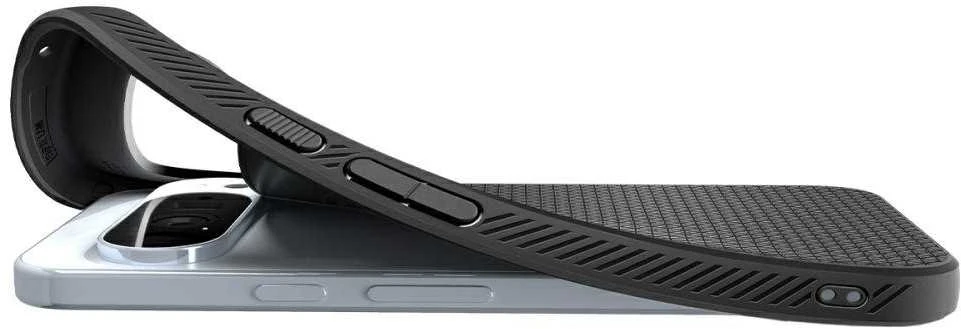 „Spigen Liquid Air Mag MagSafe“ dėklas, skirtas „Google Pixel 10 Pro XL“ – matinis juodas