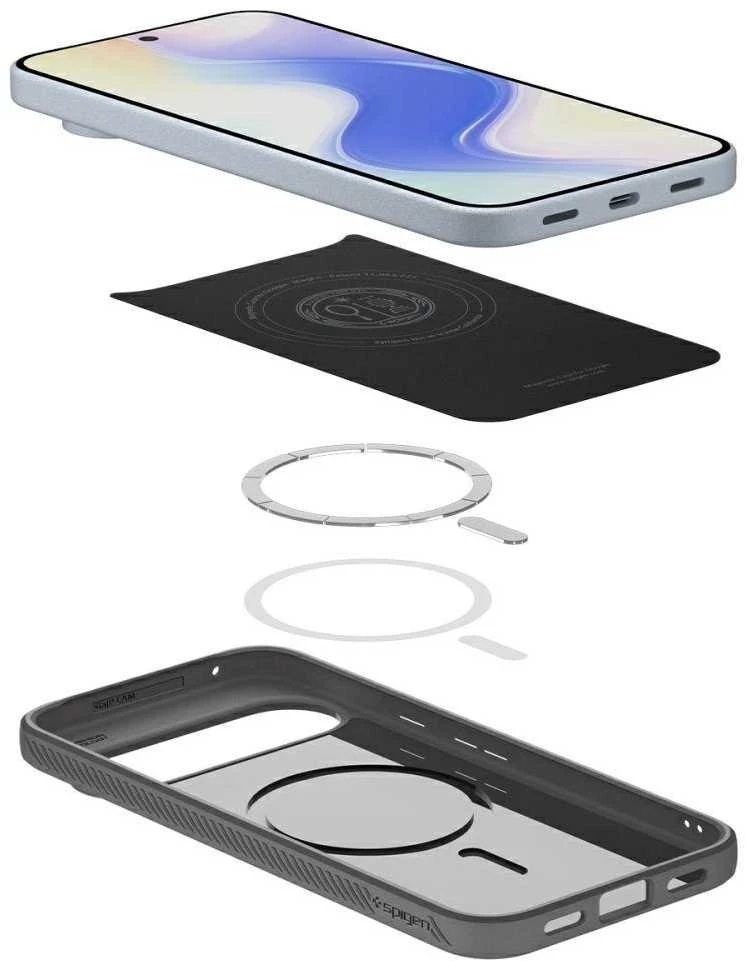 „Spigen Liquid Air Mag MagSafe“ dėklas, skirtas „Google Pixel 10 Pro XL“ – pilkas