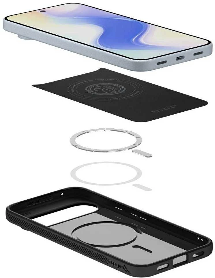 „Spigen Liquid Air Mag MagSafe“ dėklas, skirtas „Google Pixel 10 Pro XL“ – matinis juodas