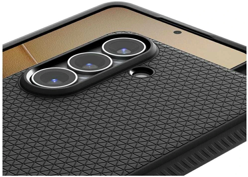 Spigen Liquid Air Mag MagSafe dėklas skirtas Samsung Galaxy S26+ – Matte juodos spalvos