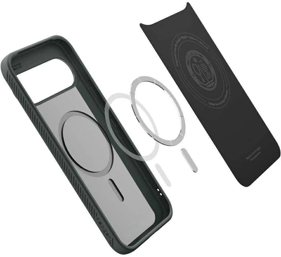 Dėklas Spigen Liquid Air Mag MagSafe Case for Google Pixel 10 Pro XL - Žalias