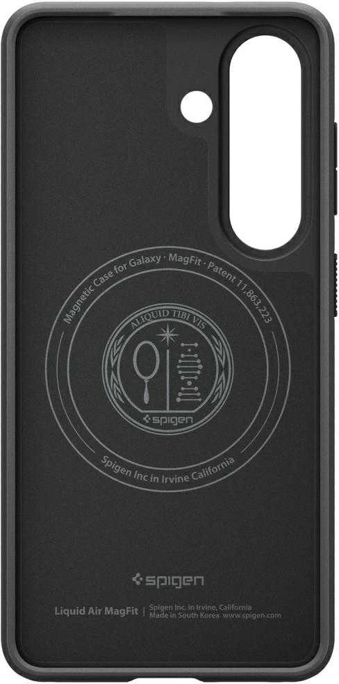 Spigen Liquid Air Mag MagSafe dėklas skirtas Samsung Galaxy S26 – juodos spalvos