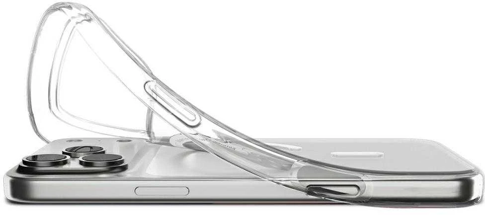 Dėklas „Spigen Liquid Crystal MagSafe“, skaidrus baltas - iPhone 17 Pro Max