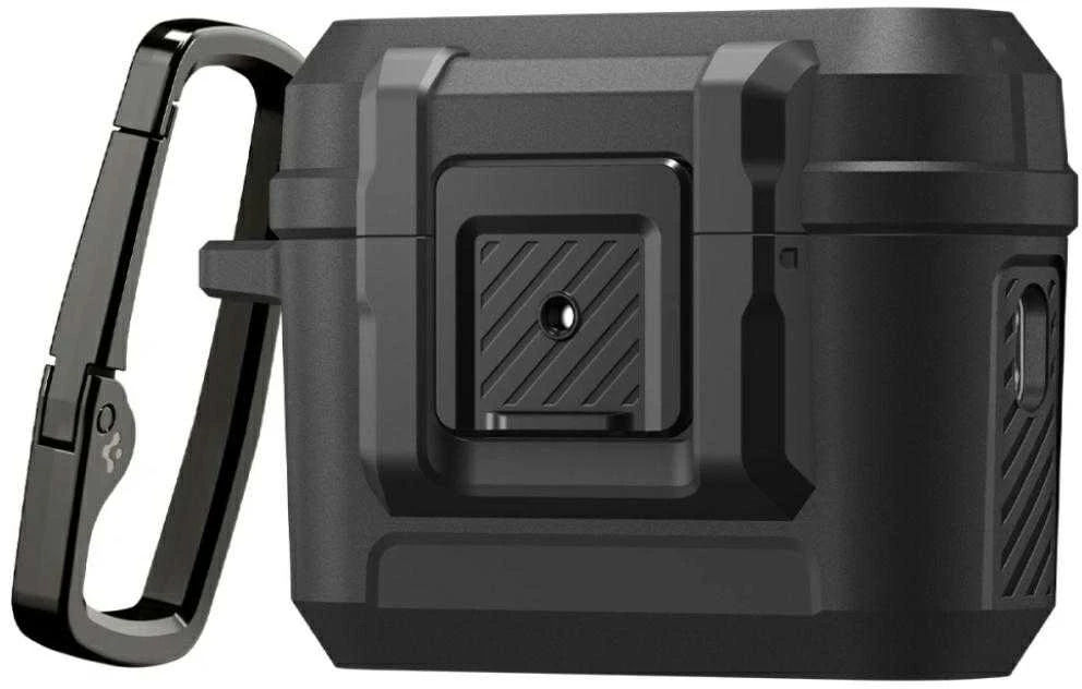 Dėklas Spigen Lock Fit, matte juodas - AirPods Pro 3