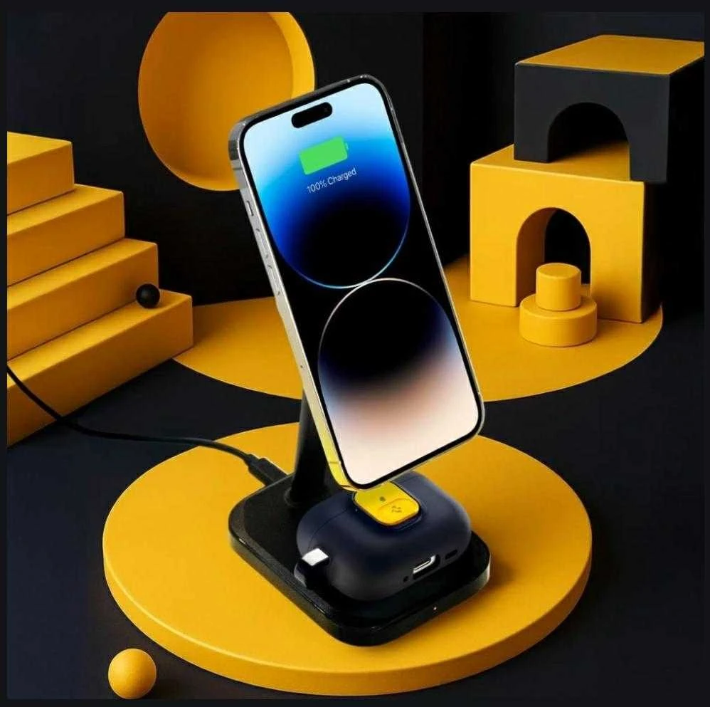 Dėklas „Spigen Nano Pop“, mėlynių ir tamsiai mėlynos spalvos – „AirPods Pro 3“