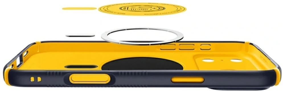 Spigen Nano Pop HIBRIDINIS MagSafe DĖKLAS iPhone 17 Pro / 18 Pro BLUEBERRY NAVY