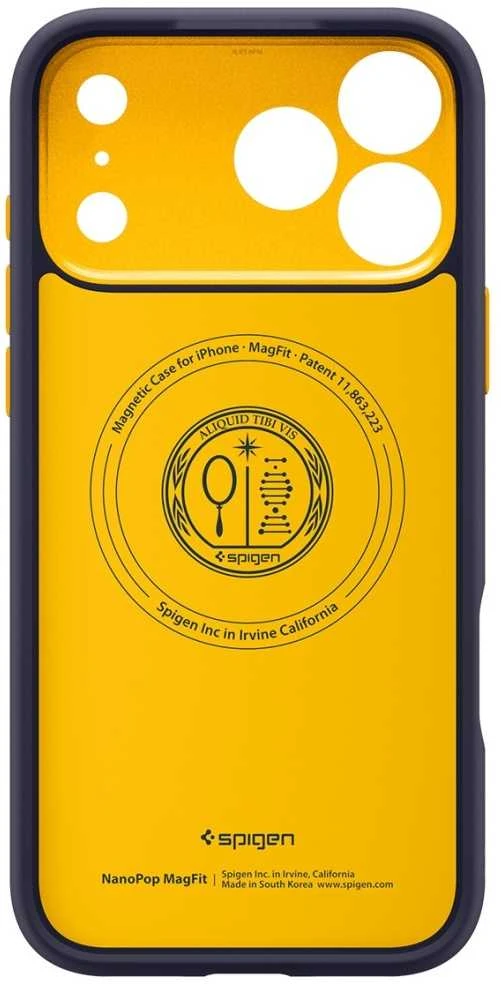 Spigen Nano Pop MagSafe dėklas skirtas Apple iPhone 17 Pro – mėlynos spalvos