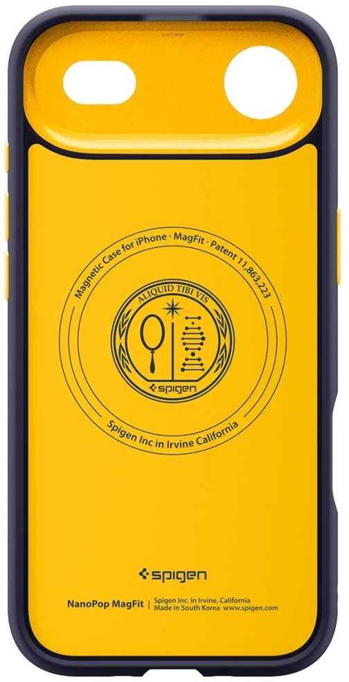 Spigen Nano Pop MagSafe dėklas skirtas iPhone 17 Air – Navy mėlynos spalvos
