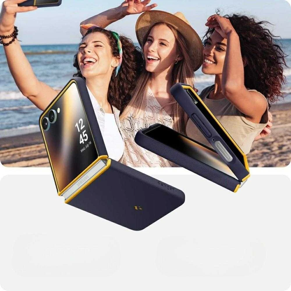 Dėklas Spigen Nano Pop Mag Magsafe Galaxy Z Flip 7 bluberry navy