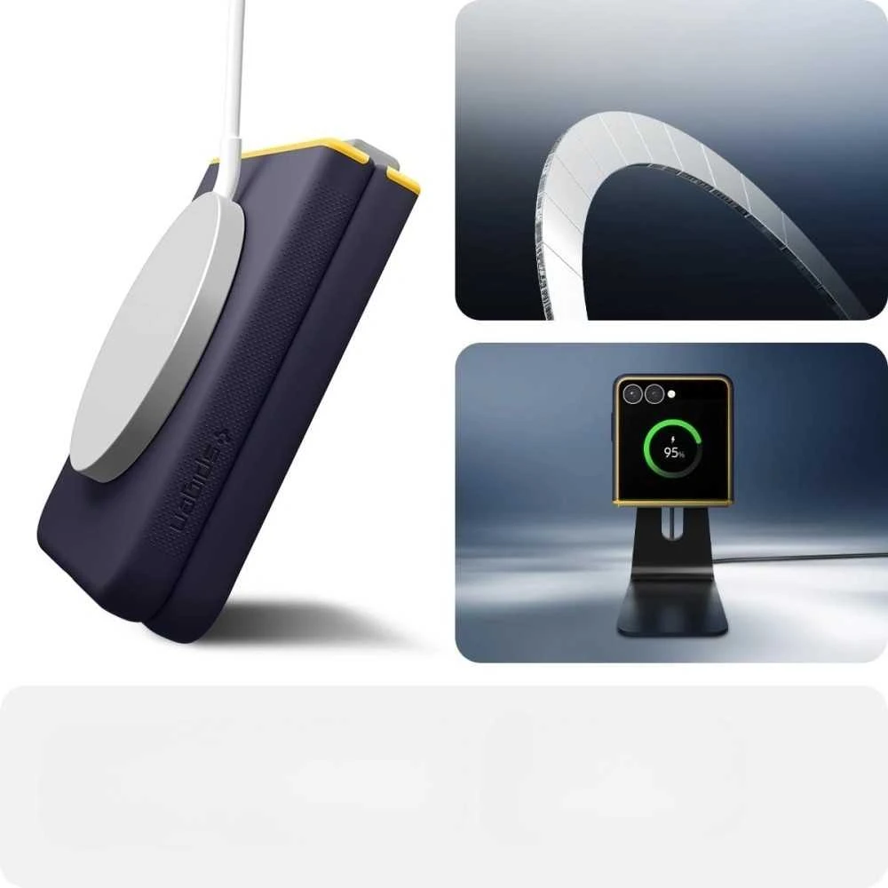 Dėklas Spigen Nano Pop Mag Magsafe Galaxy Z Flip 7 bluberry navy