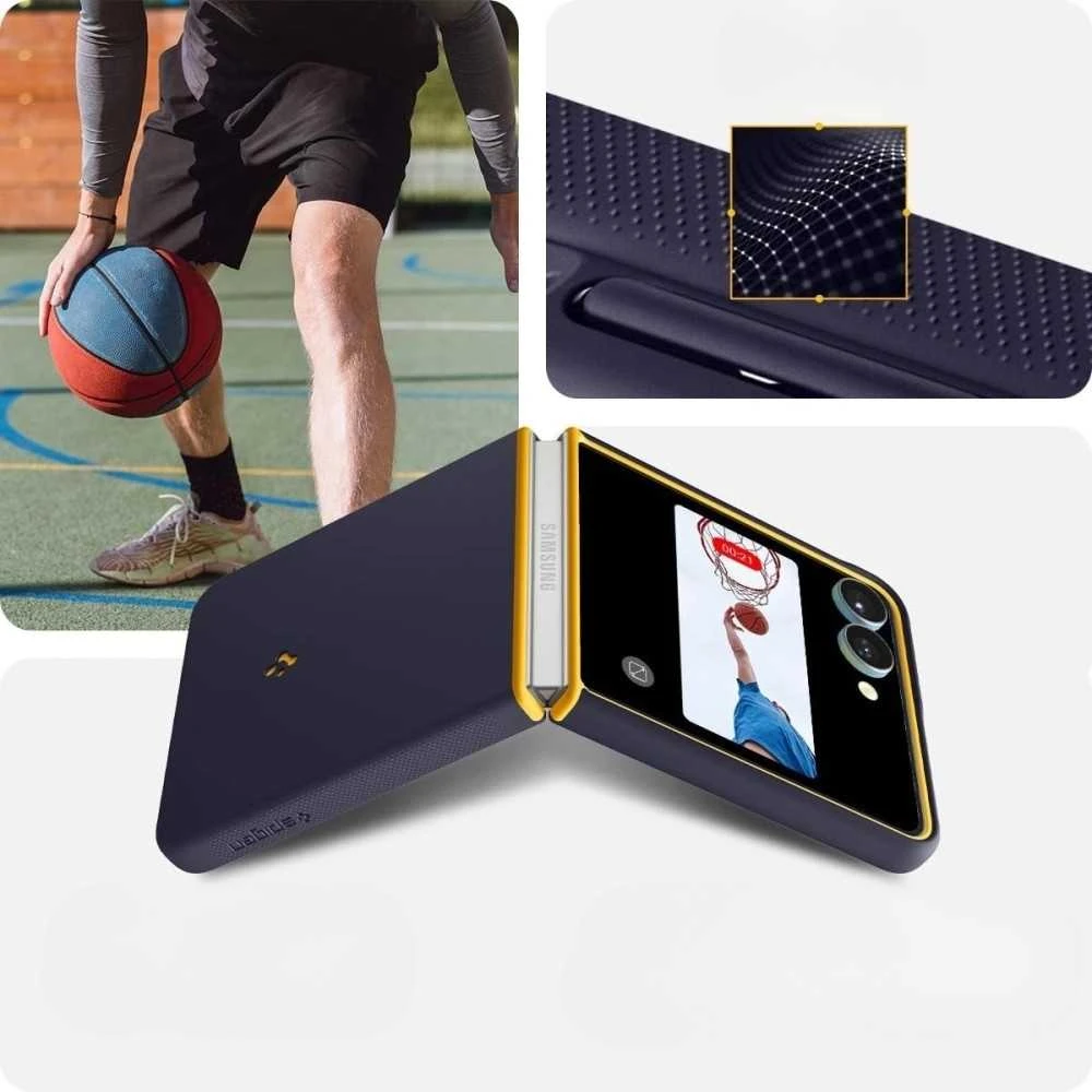 Dėklas Spigen Nano Pop Mag Magsafe Galaxy Z Flip 7 bluberry navy