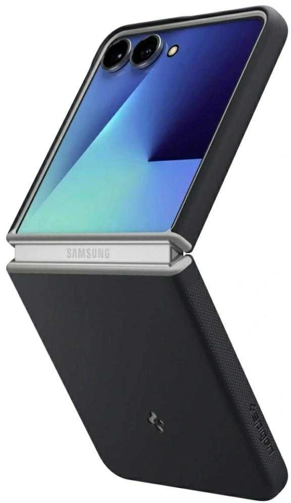 Dėklas Spigen Nano Pop Mag Magsafe Galaxy Z Flip 7 Juodas Sesame