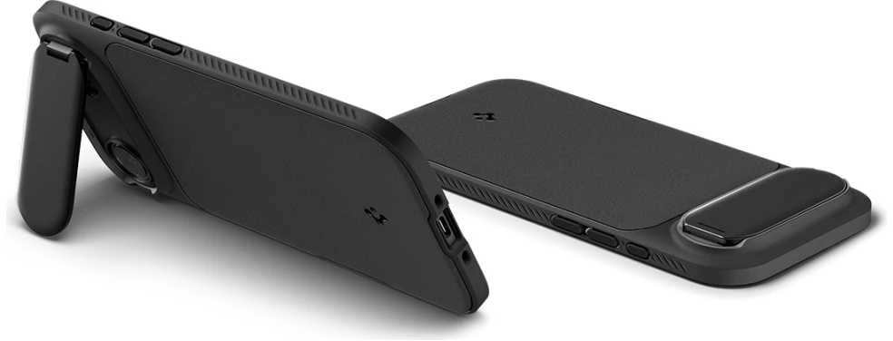 Dėklas Spigen Optik Armor MagSafe, juodos spalvos – Apple iPhone Air