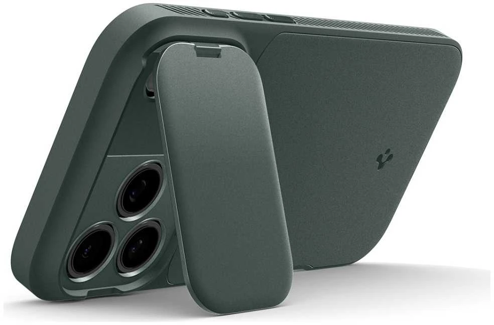 Dėklas Spigen Optik Armor MagSafe, abyss žalias - iPhone 17 Pro Max