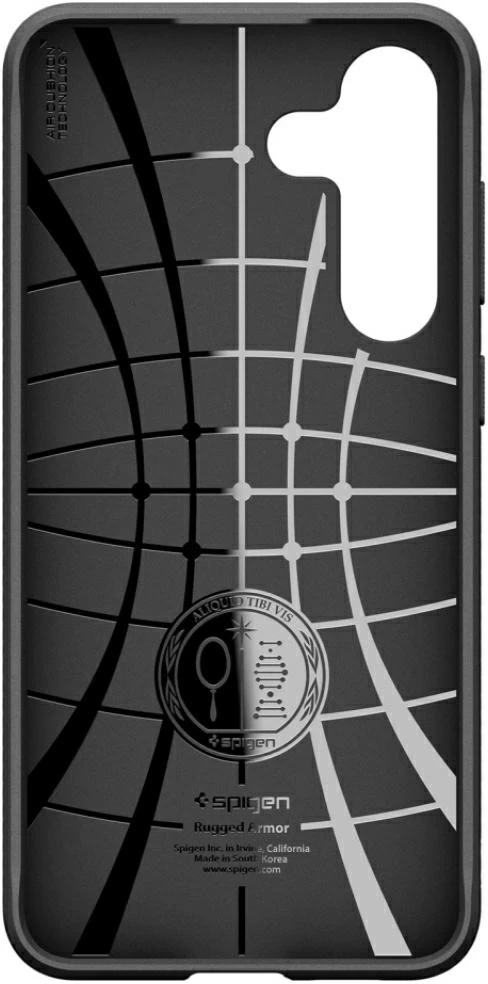 Dėklas „SPIGEN RUGGED ARMOR GALAXY S25 FE“ MATINĖ JUODA