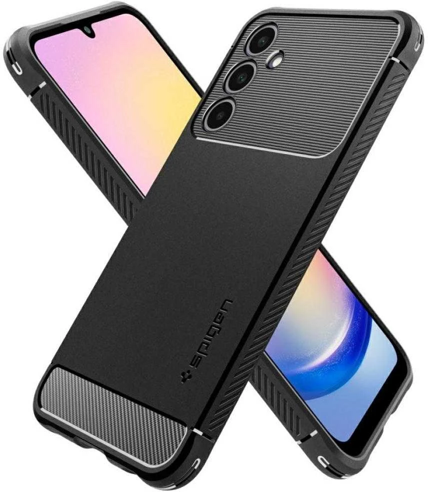 Samsung Galaxy A25 5G Spigen Rugged Armor Matte dėklas telefonui juodos spalvos
