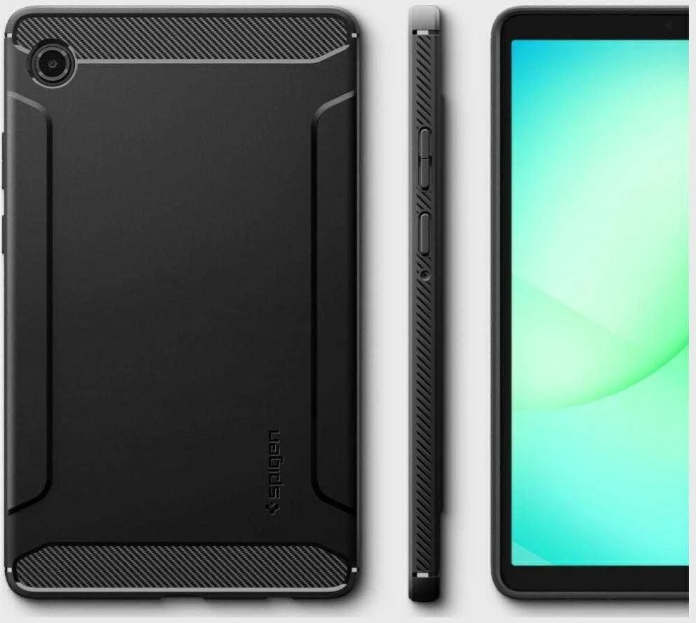 Spigen Rugged Armor do Galaxy Tab A11 8.7 X133 / X135 juoda