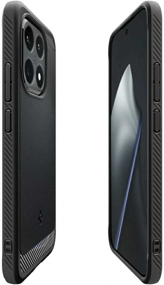 Dėklas Spigen Rugged Armor, matte juodas - Xiaomi 15T