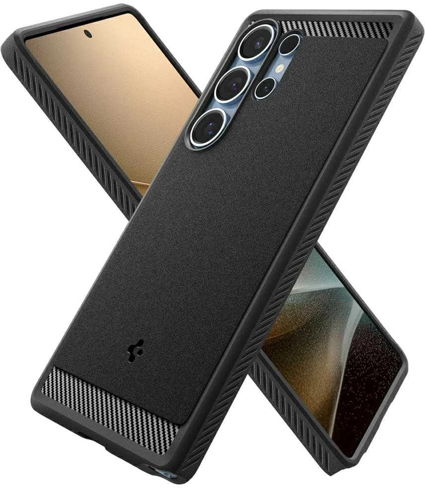 Spigen Rugged Armor Mag Samsung Galaxy S25 Ultra – dėklas telefonui juodos spalvos