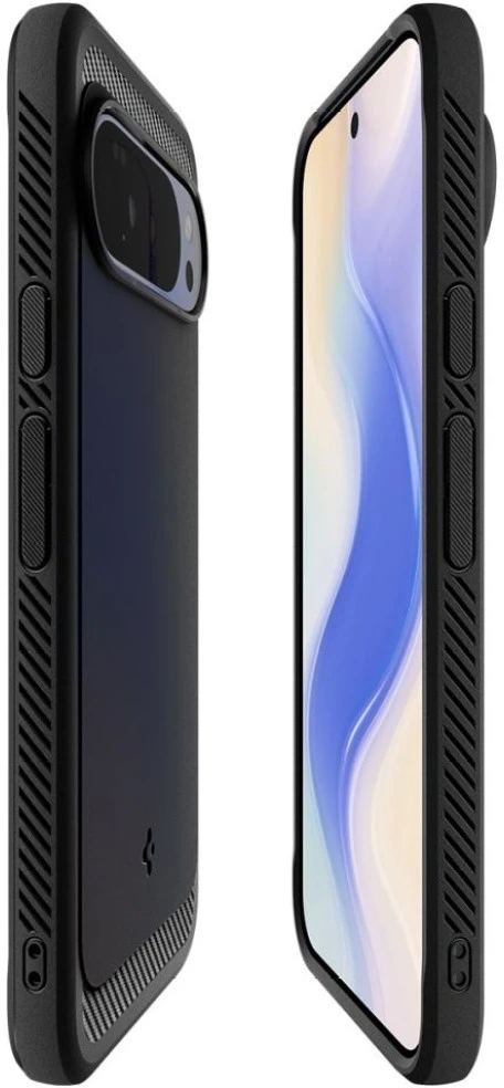 Dėklas Spigen Rugged Armor Mag Magsafe Google Pixel 10 Pro XL matte juodas