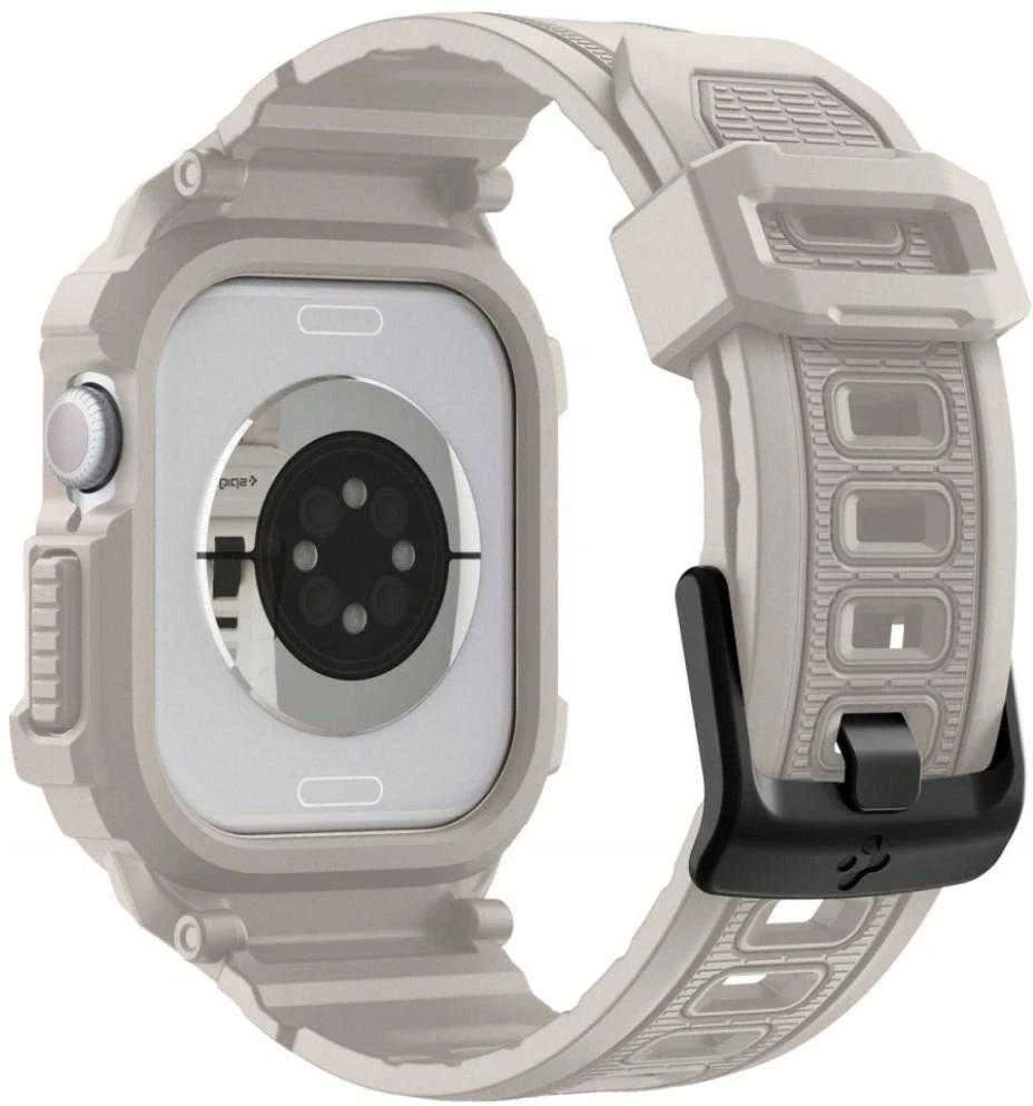Spigen Rugged Armor ”Pro” V2 Apple Watch 10 / 11 (46 mm) Dune rusvai gelsvas