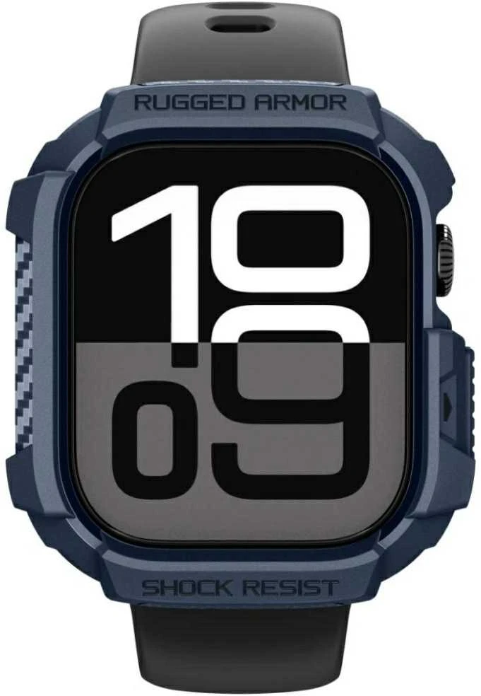 Dėklas „Spigen Rugged Armor 2“, mėlynas, mėlynas - Apple Watch 11 42mm